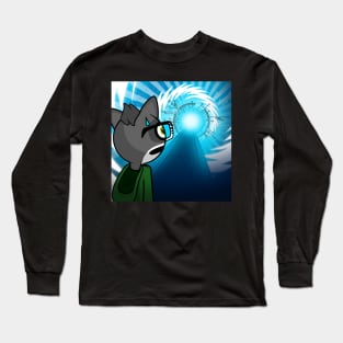 The Singularity Raccoon Cover Art Long Sleeve T-Shirt